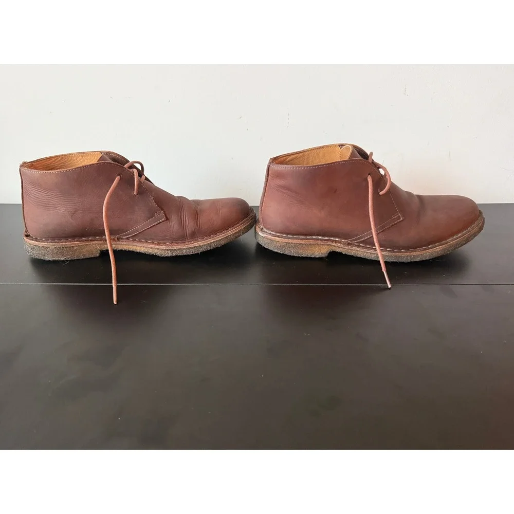 Astorflex Brown Leather Chukka Desert Boots Italy Mens EU43 US 10 Shoes